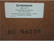    Pioneer CS-A77 8 Ohm 70W.  - 372 mm   642  310mm .      .,  - 