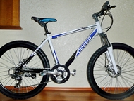 Абсолютно новый горный велосипед, диск, 21 ск. 3Bike Cosmo  - Колеса 26;   - 21 скорость;   - рама-18, стальная;   - вилка - аморт. GW MD-746I;   - , Челябинск - Купить велосипед